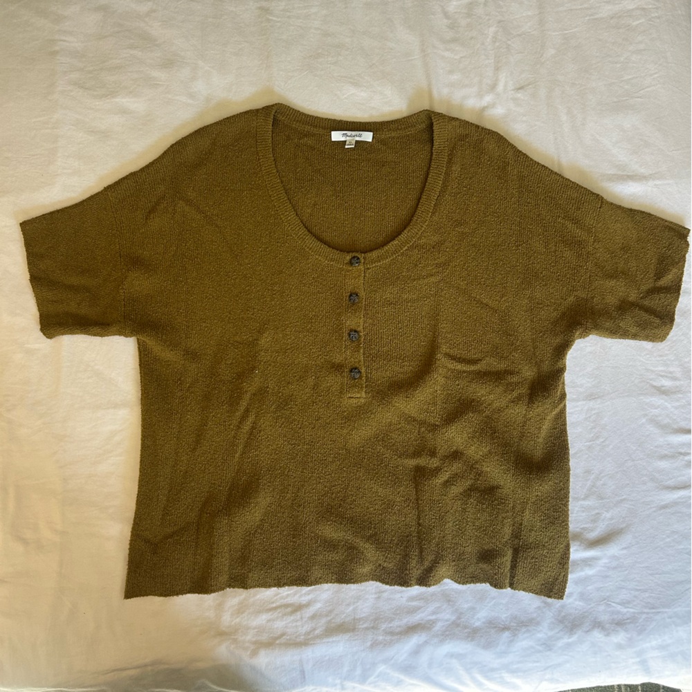 Madewell Scoop neck sweater shirt XL